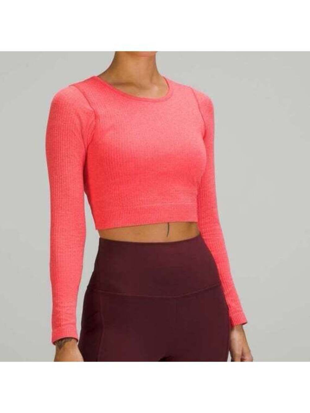 Lululemon Ebb to Street Long Sleeve Shirt - Pale Raspberry size 12